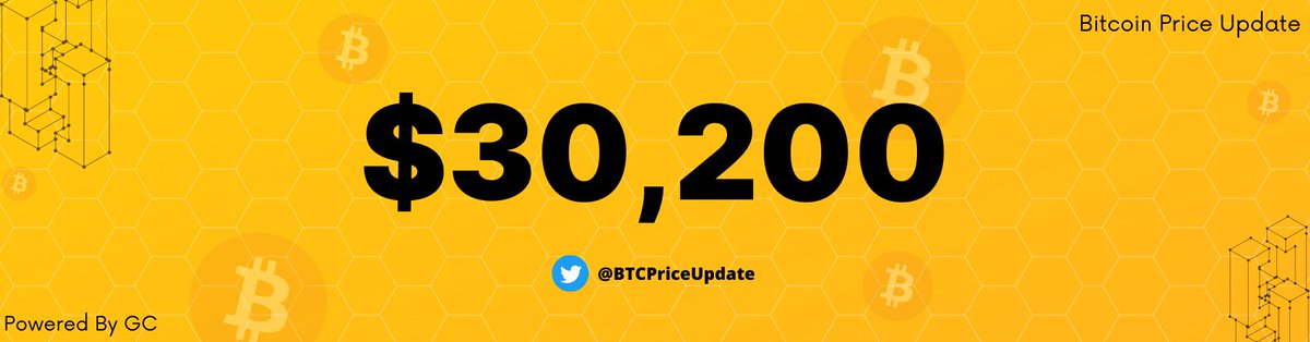 KyraWitting's tweet photo. $BTC Price: $30,200 
#Bitcoin #BTC #BitcoinPrice #Crypto https://t.co/iM5o3F6RQQ
