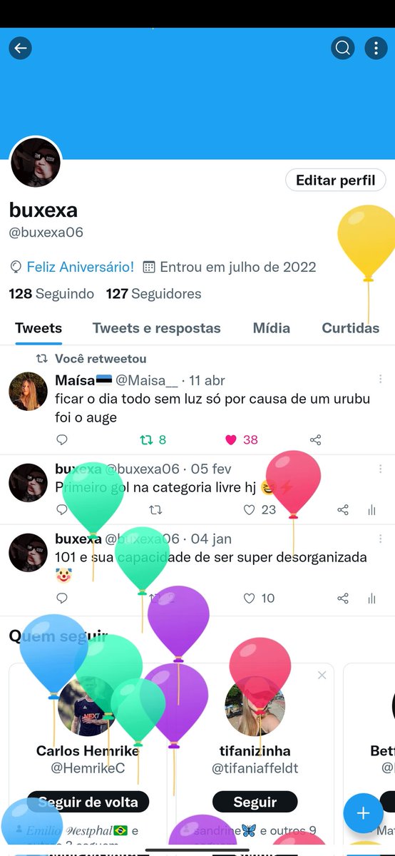 buxexa06's tweet photo. Sobe sobe balão 🥳🥳 https://t.co/CqCwlAQsLn