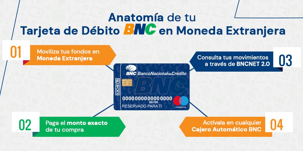 BreakBancario's tweet photo. Tienes la Tarjeta #BNC en maestro 🔴🔵 en Moneda Extranjera? 

Conoce aquí la Anatomía de esta herramienta, BNC 🧡💙💚 Soluciones Financieras Justo a tu medida 🚀📱 https://t.co/jLZyqiLgoK