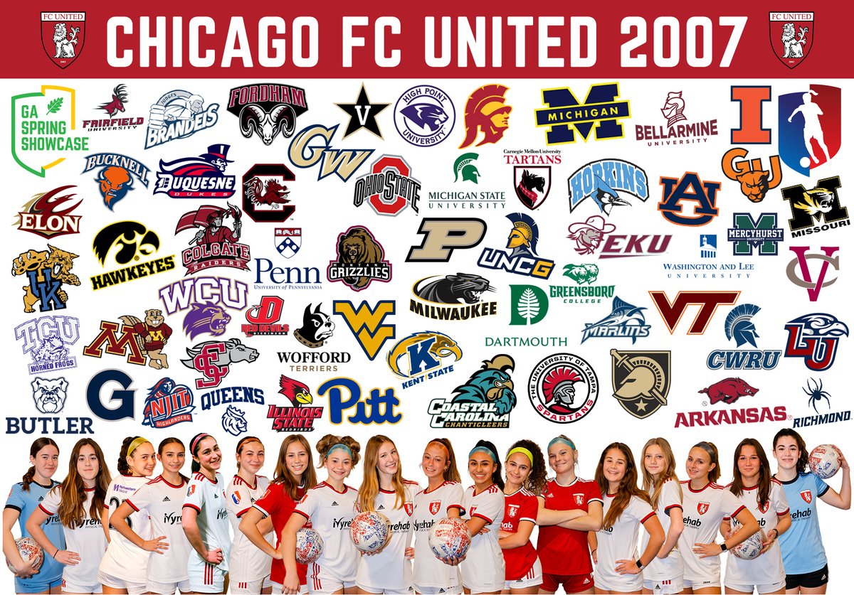 THANK YOU to each and every one of the fifty eight colleges and universities that came out to watch @ChicagoFCUnited 2007 at the @GAcademyLeague #GASpring Showcase. #aimhigh

@ImYouthSoccer @ImCollegeSoccer @gatorjack72 @espnW @justwsports @WomensSportsFdn @RealSoccerRanks…