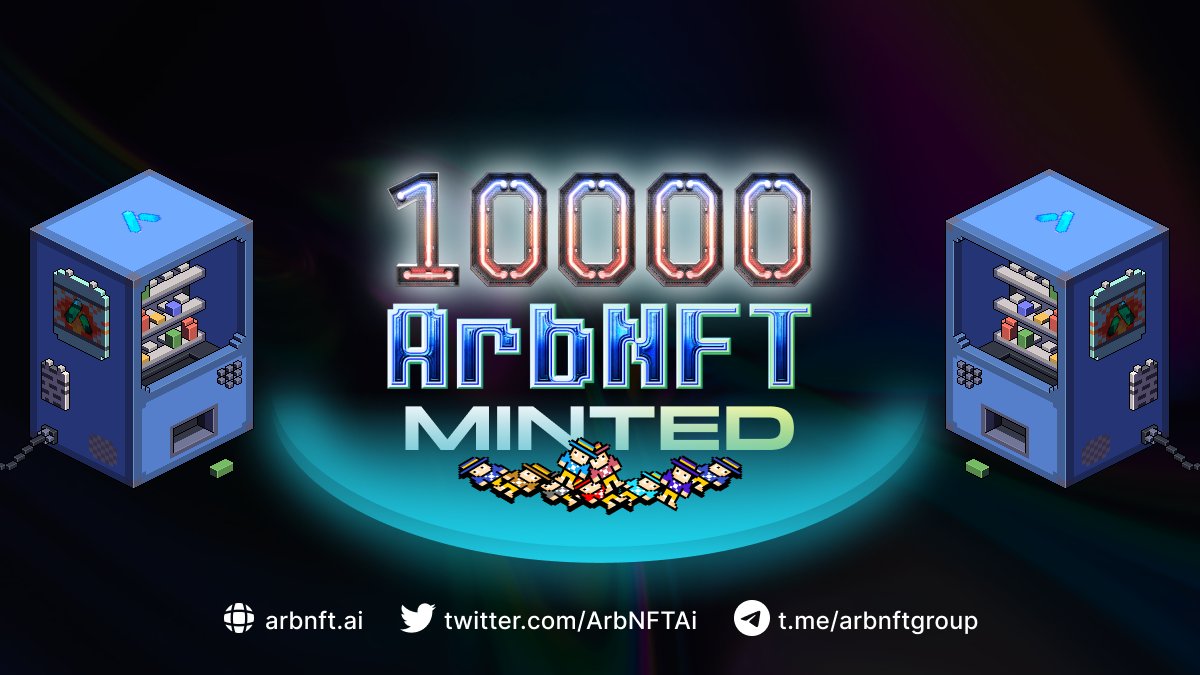ArbNFTAi's tweet photo. 🚀Congratulations on the first NFT Mining🚀

💎We announce 10,000 @ArbNFTAi Luffy has been successfully minted.

🤝Thanks to the community for always supporting us.

🌞Users can continue to buy and sell on the market and receive our Airdrop

#ArbNFTAi #Arbitrum $ARB $ARN https://t.co/sdLZYKyI2X