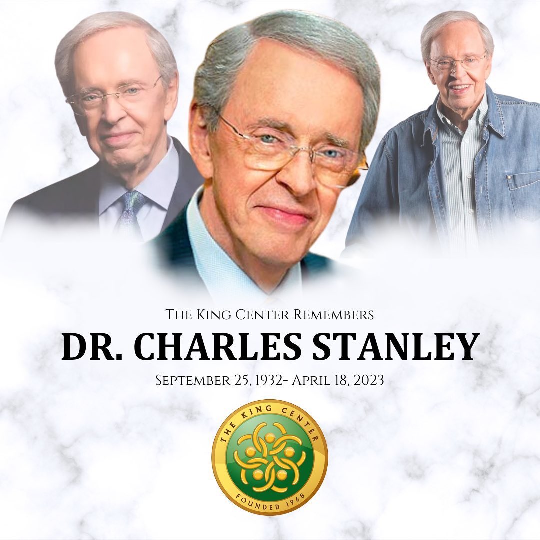 TheKingCenter's tweet photo. 🧵 The King Center remembers Dr. Charles Stanley. He was a prominent Atlanta pastor and founder of In Touch Ministries. After, Dr. King declared, "I think it is one of the tragedies of our nation, one of the shameful tragedies… https://t.co/PSLBUU2qrl