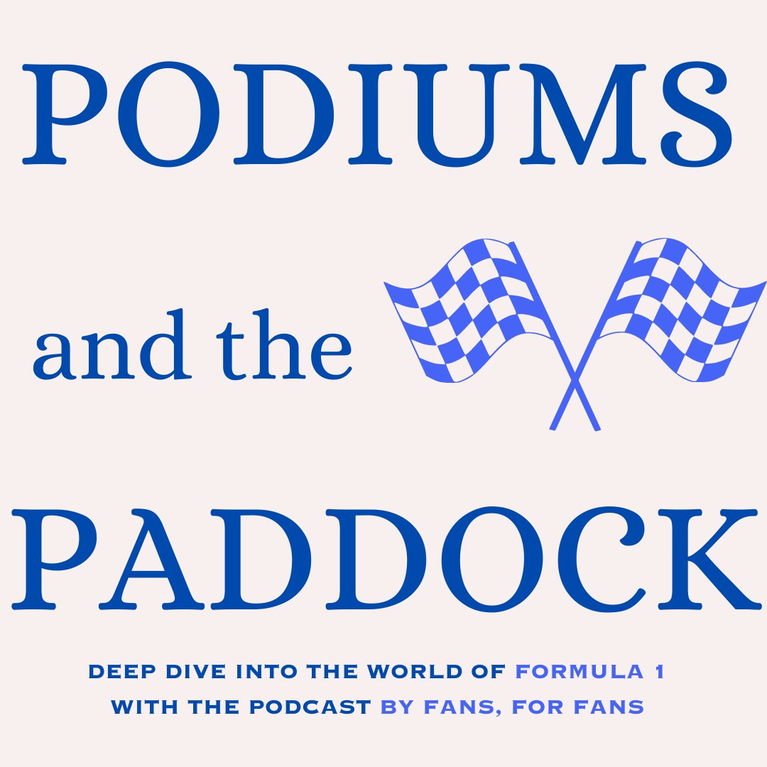 What's this we see? The cover art for our new podcast??? Our branding journey has begun!  #podiumsandthepaddockpodcast #ComingSoon #F1 #getreadytodeepdive #byfansforfans