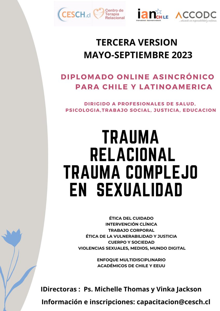 Honor esta clase con Eva Feder Kittay, ética del cuidado, capacidades diferentes, también abordando TEPT por ASI-violación desde necesidades de cuidado particulares a reconocer (recordemos a Simone Biles, olimp. 2021). Diplomado <a href="/Cesch_Chile/">Cesch Chile</a> inscripciones: capacitacion@cesch.cl