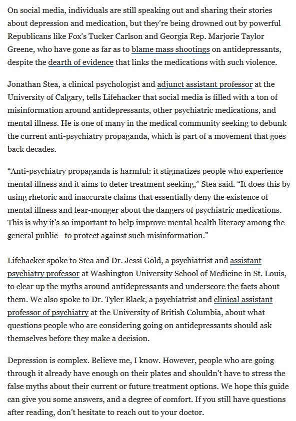 jonathanstea's tweet photo. Social media is lying to you about antidepressants.

https://t.co/lBHwiWzjst https://t.co/QzHdlYhdjt