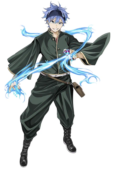 週刊少年マガジン発売日、『#デッドアカウント』最新話掲載されてます!今週は単行本①巻発売記念でセンターカラーいただいています。扉絵の縁城蒼吏くんの全体像をお見せいたします! 