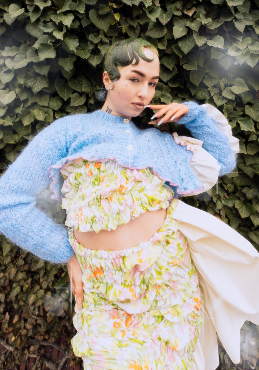 my floral two piece set and cardigan shot by @lcassotmedia worn by @miss7duffy