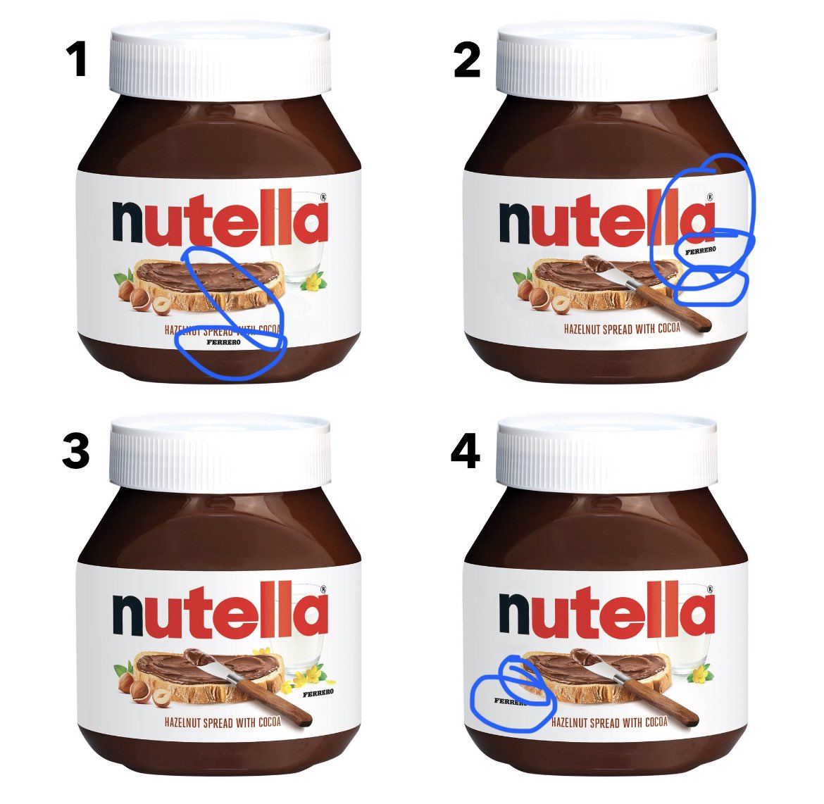 xo_nutmeg's tweet photo. @NutellaUSA Jar #3 is the real one!! 🌰🍫 https://t.co/pupgGaxBZP