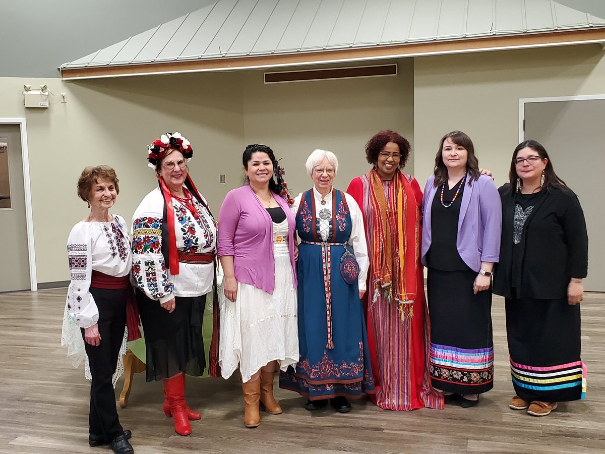 Pleasure of attending the RD Cultural Heritage Society's AGM tonight where some of the member groups came in their cultural costumes.  I never received the memo or I would of dressed up too.  Very productive meeting where next big event is Canada Dsy celebrations.