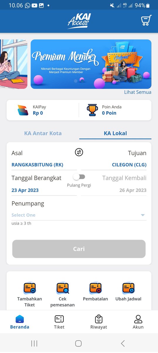 auliaulfaa's tweet photo. @CommuterLine Hallo min, saya pesan di KAI Access untuk tanggal 23 tidak bisa, ini kenapa ya? https://t.co/DGqHCGgWKn