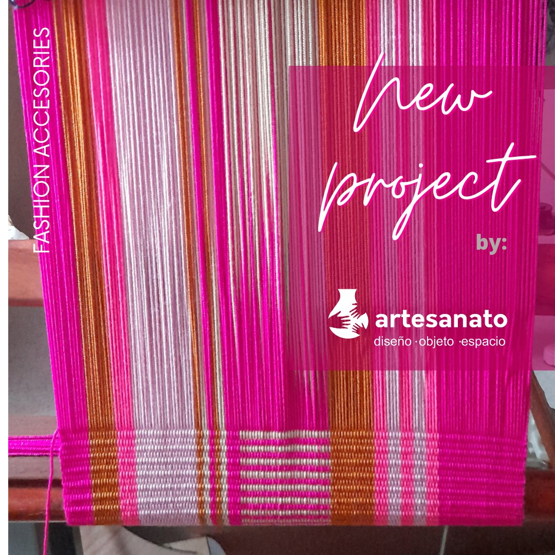 ArtesanatoCo's tweet photo. Urdimbres y tramas que van construyendo una nueva línea de accesorios. "Querrás llevarlos contigo"
#loomweaving #loomdesign #handcrafted #artisansupport #craftdesign #hechoamano #slowfashion #artesanatocolombia https://t.co/mXsJa8B6Tw