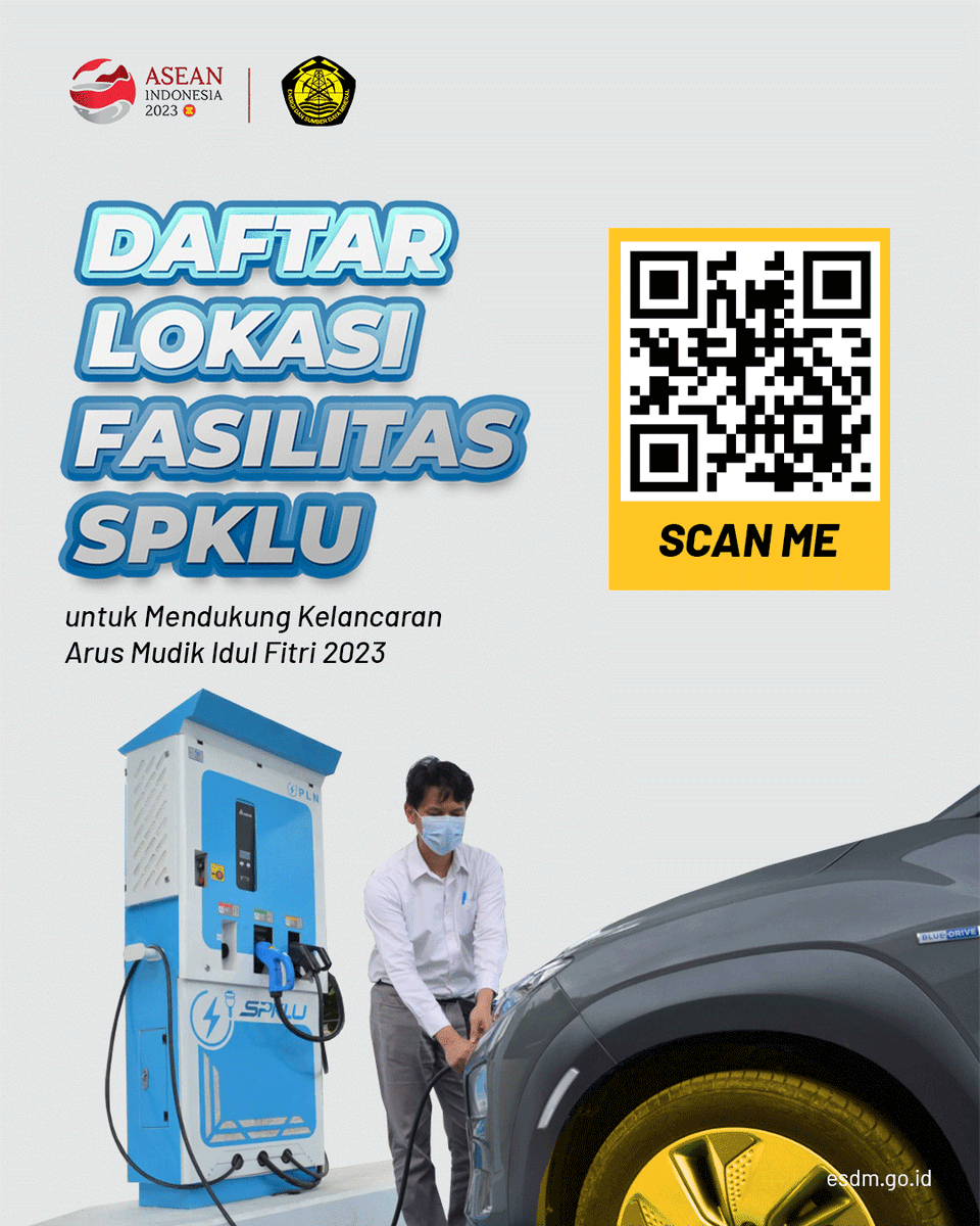 KementerianESDM's tweet photo. SPKLU DIMANA MANA!

#SobatEnergi tak perlu ragu ikut program konversi motor listrik atau ganti ke kendaraan listrik karena sudah banyak tersedia SPKLU dan juga SPBKLU di Indonesia!

Cek persebarannya yuk!

#kblbb
#kendaraanlistrik
#konversimotorlistrik
#energytransition https://t.co/gyStzbEzZI
