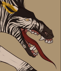 Tusks_Tierd's tweet photo. @Tessa_Gaf the pic of the zebra is just my charecter openeing his mouth all the way https://t.co/G4xKhCSqjI