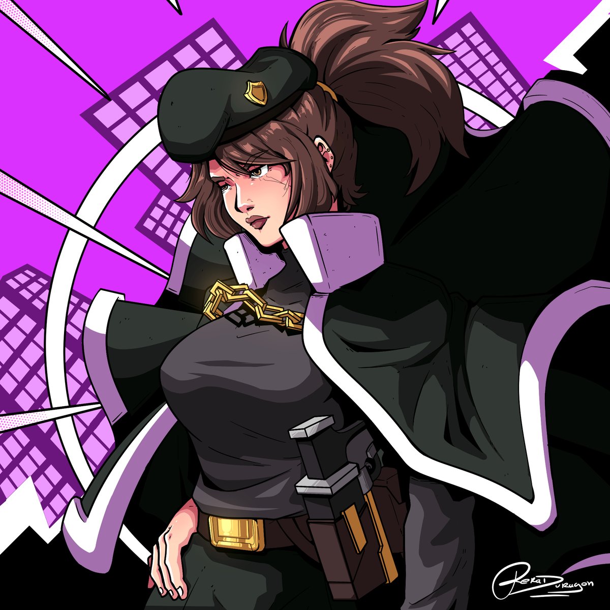 Reraduragon's tweet photo. Headhunter - Mecca noise #headhunter #askiisoft #null #chronos #digital #digitalart #art #fanart #katanazero https://t.co/m3LAn5yLuW