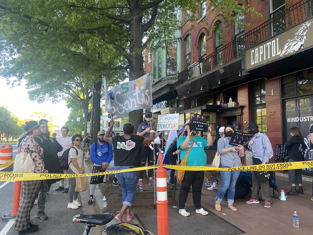 Kadia Goba on Twitter "Protesters on Penn Ave., near the Capitol