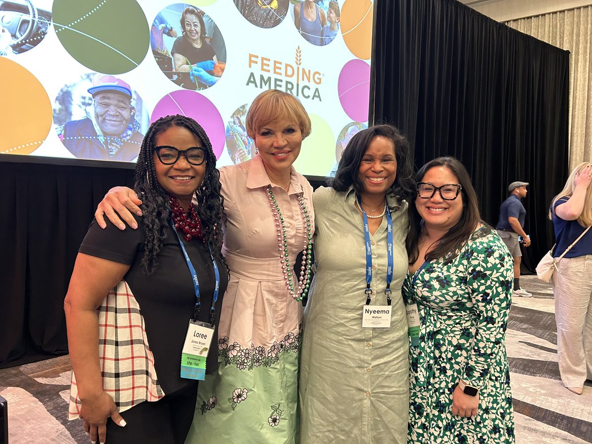 Proud to represent @Philabundance at the <a href="/FeedingAmerica/">Feeding America</a> national conference and just in awe of the leadership and grace of <a href="/CFeedingAmerica/">Claire Babineaux-fontenot</a> Claire Babineaux-Fontenot and Philly’s own <a href="/loreedjones/">Loree Jones</a> #beethunger