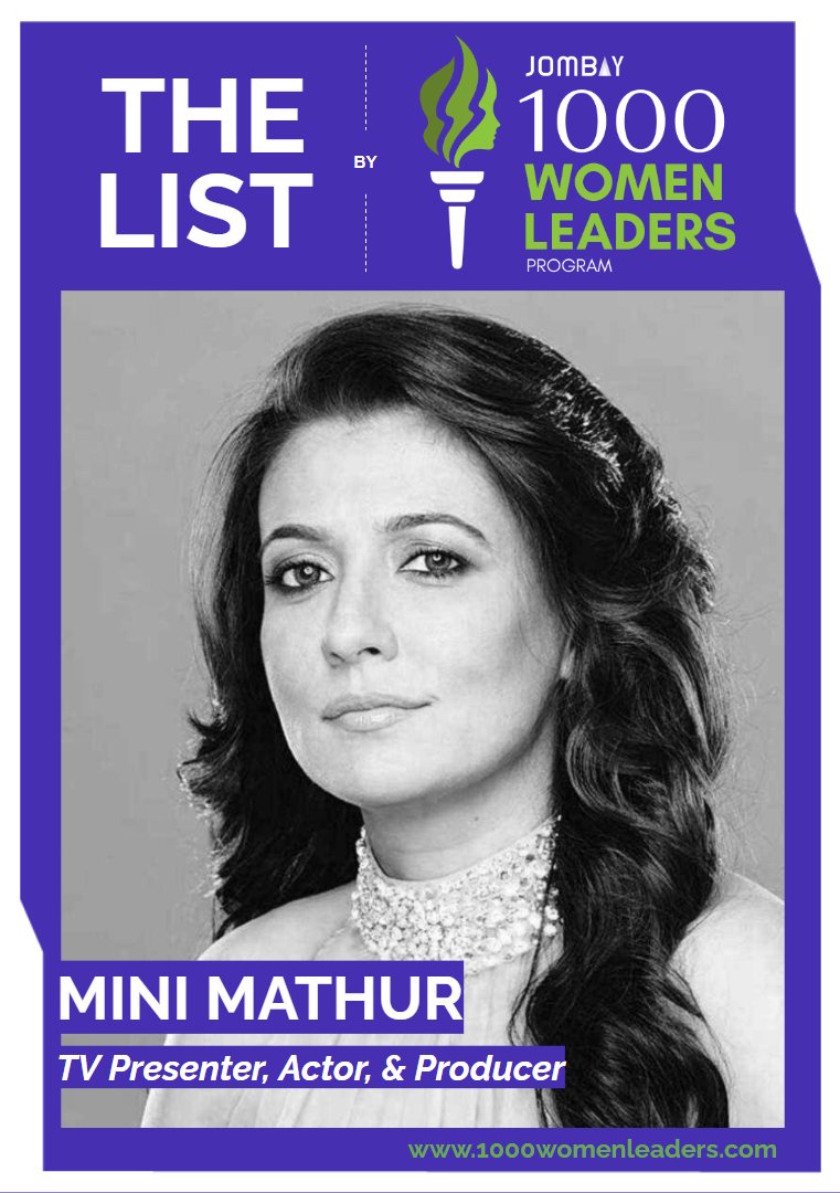 Pleased to announce that @minimathur is on “THE LIST 2023” published by Jombay’s 1000 Women Leaders Program. The 1000 Women Leaders Program is a leadership program designed to propel self-motivated women into managerial & leadership roles. 1000womenleaders.com