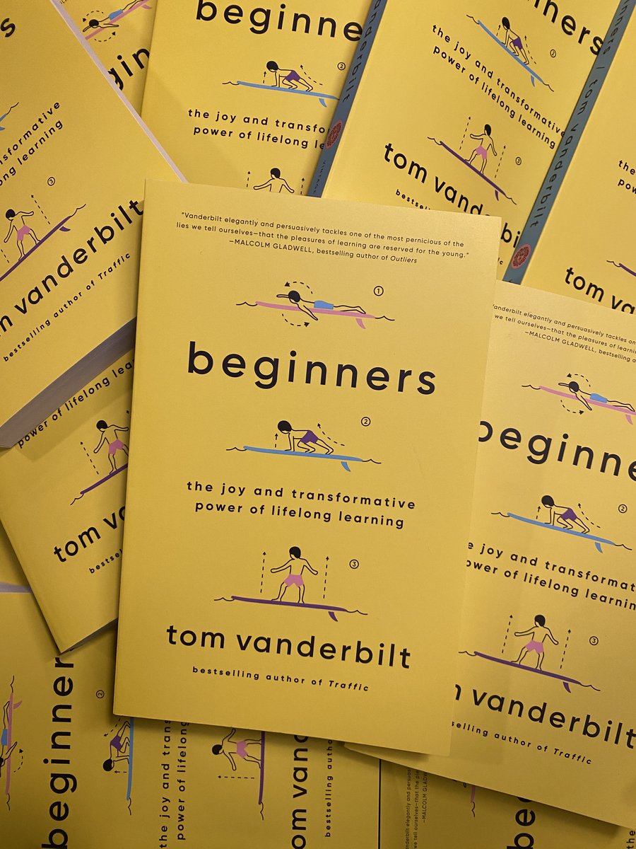 WPepperConsult's tweet photo. My book share for April is 'Beginners: The Joy and Transformative Power of Lifelong Learning' by @tomvanderbilt.  I am a firm believer in taking the plunge into an unfamiliar practice. I will be sending this one along to my clients. https://t.co/30019nCtSt