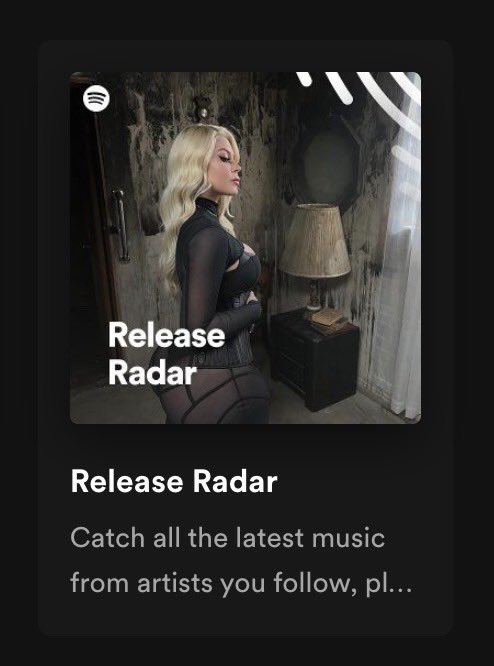 ELLSEA__'s tweet photo. POV made Spotifys Release Radar!🖤 https://t.co/L8pdlUa478