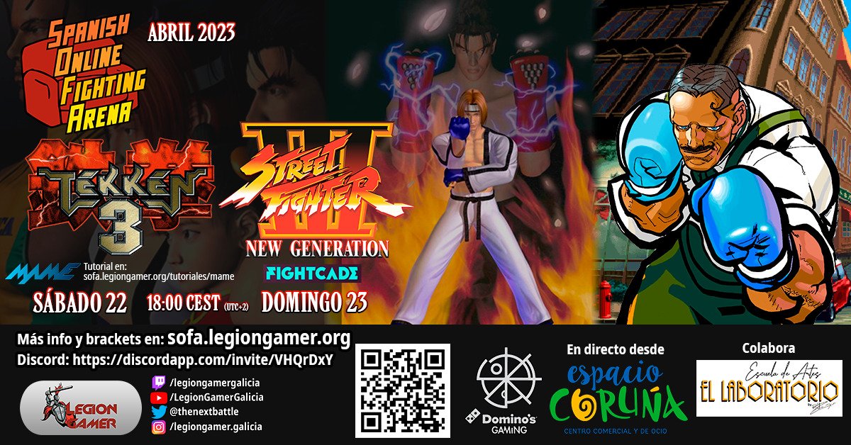 Thenextbattle's tweet photo. More tourneys for this weekend #TEKKEN 3 (locked to Europe) and #StreetFighter 3 New Generation, get ready for the next battle👊💥
@FraudKrew @Tekken_France @TekkenBurgos @TekkenMadrid @fgc_pucela @Argento_Lp @LUAGaming_
More info &amp; details here
https://t.co/4lyenlkB6n https://t.co/aGDWVlKFFx