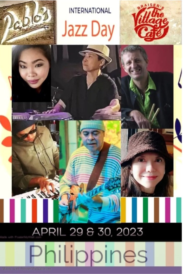 JohnnyAlegre's tweet photo. #JazzDay will be a 2-nighter for us in southern Manila. April 29 @ Pablo's (Paseo de Santarosa) and @ Braiser's (Tahanan Village Park). https://t.co/gK3VZ2Pew2