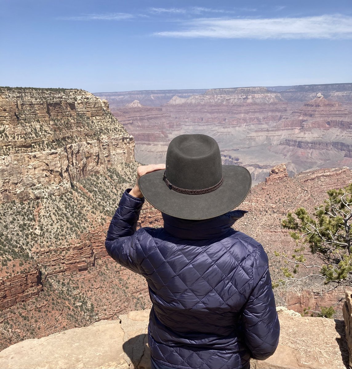 Love my Akubra hat at The Grand Canyon, USA. <a href="/akubraofficial/">Akubra Hats</a>