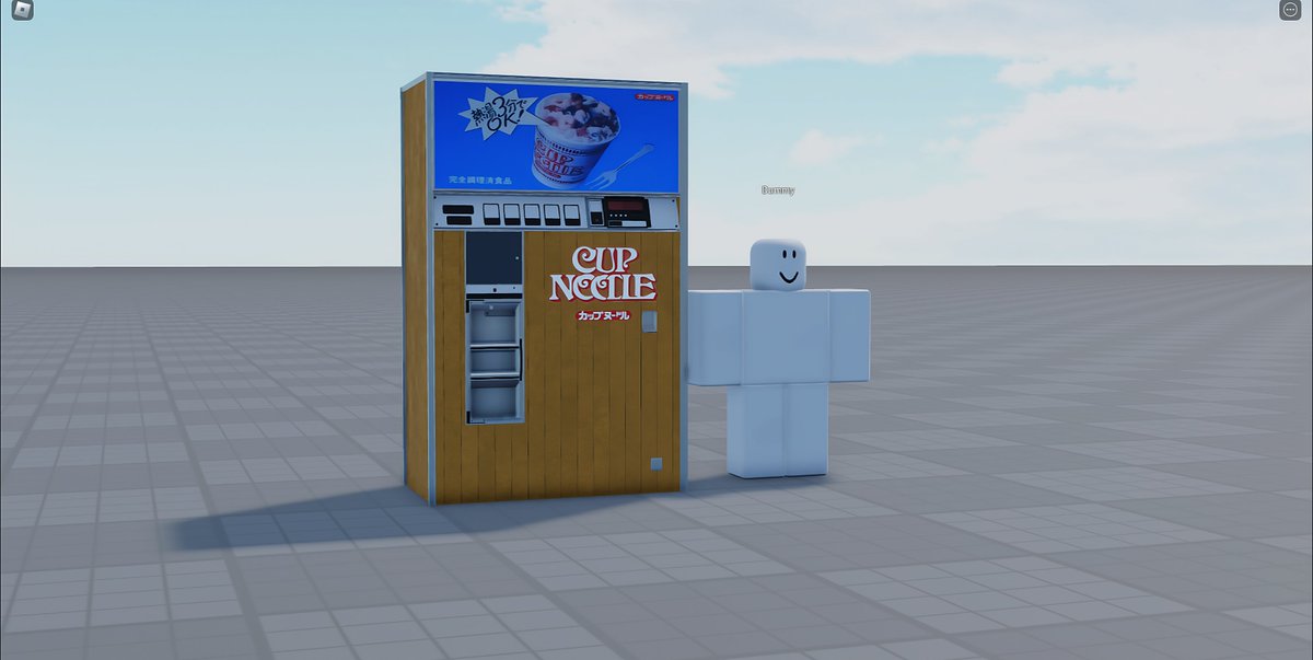 NasuMichiru's tweet photo. Built a ramen vending machine a wild back I think its pretty neat so I'm posting it now

#RobloxDev #ROBLOX https://t.co/AnLMPSIPW8