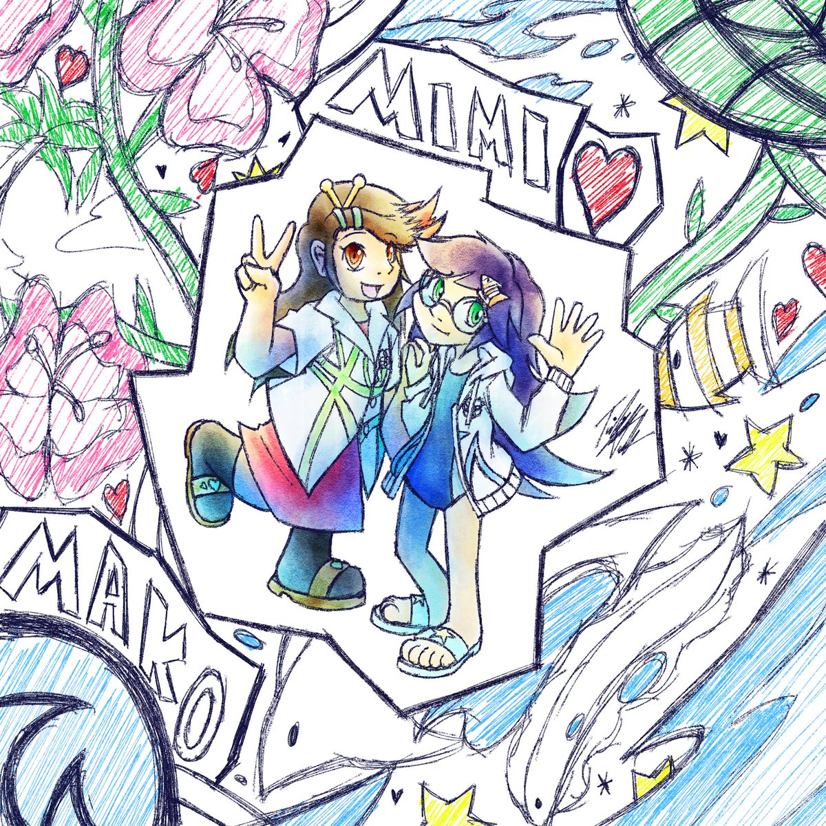 TwilightVolt's tweet photo. 💙🌺🌊🌺💙 https://t.co/caNM8kpvEu