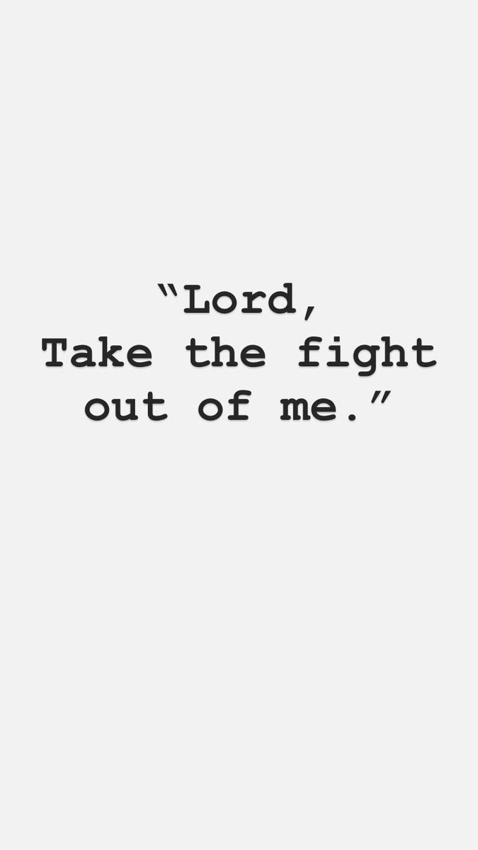 PaulaWrites678's tweet photo. 1/2: I wrote this prayer in my journal in the midst of some interpersonal conflict: "Lord, take the fight out of me." 

It reminds me of this quote by @jennieallen: The enemy wants to divide us. Rather than fighting for each other, he wants to see us fighting against each other. https://t.co/OW9upMoKEy