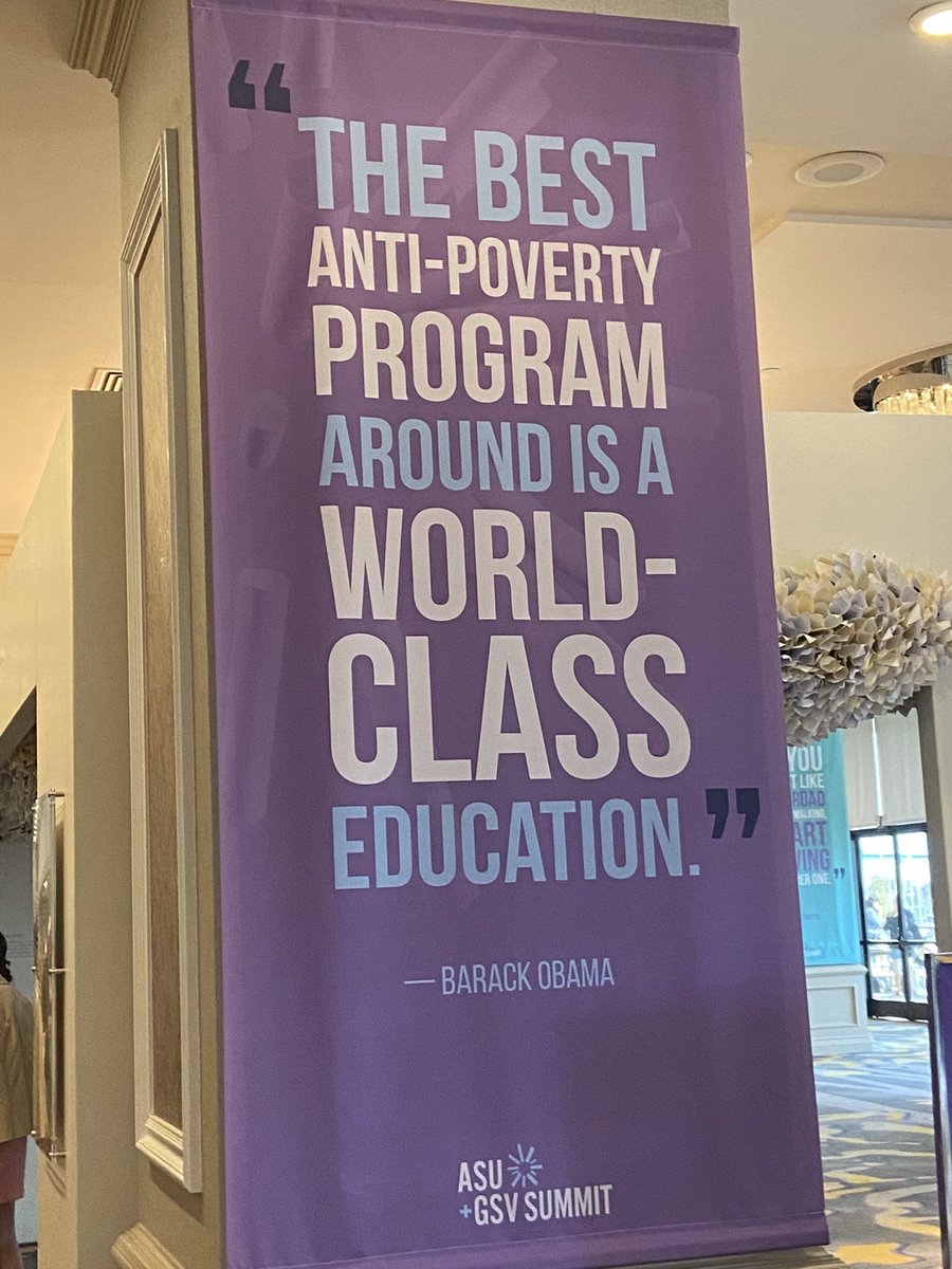 Excited to attend the <a href="/asugsvsummit/">ASU+GSV</a> and join industry leaders discussing the future of #Education