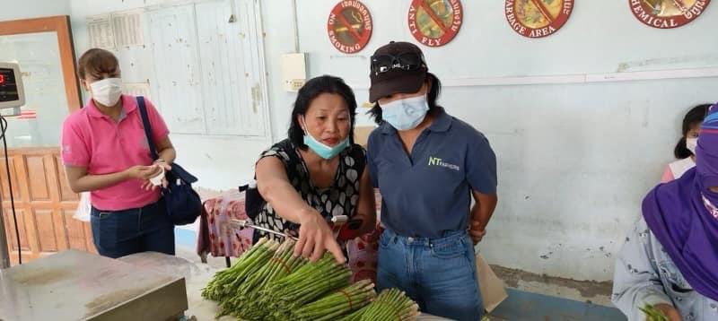 THAILAND INDUSTRY EXCHANGE TOUR - DAY 1 The Thailand Industry Tour group visited the Asparagus Growing Farmer Group in Muang District, Nakhon Pathom Province. The asparagus farms of this group are all organic. In 24 hours the vegetable is harvested and on the market in Japan!