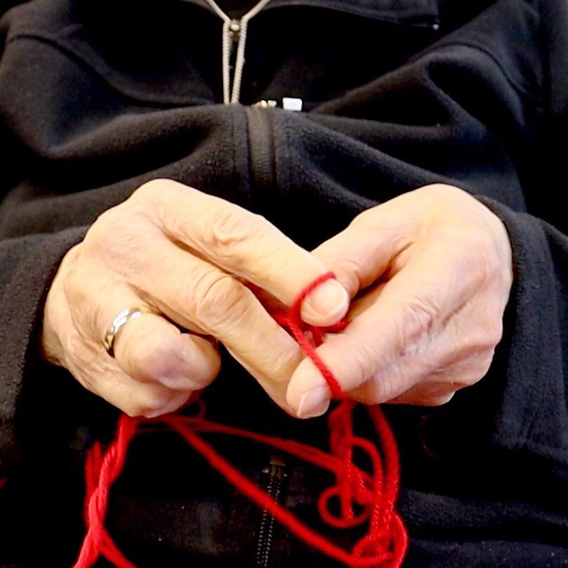 SSMO_Oregon's tweet photo. Sr. Anne is hard at work making necklaces for Saint medals.
#faithful https://t.co/pErardJPbV
