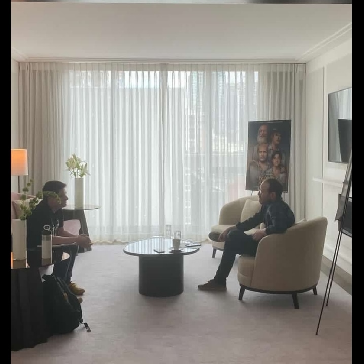 m77oz's tweet photo. Sooo today was wild, interview with @AriAster for Beau Is Afraid in MTL... Full interview coming soon on @HorreurQc, but yeah, that was a great experience. https://t.co/qsrumJn7zD
