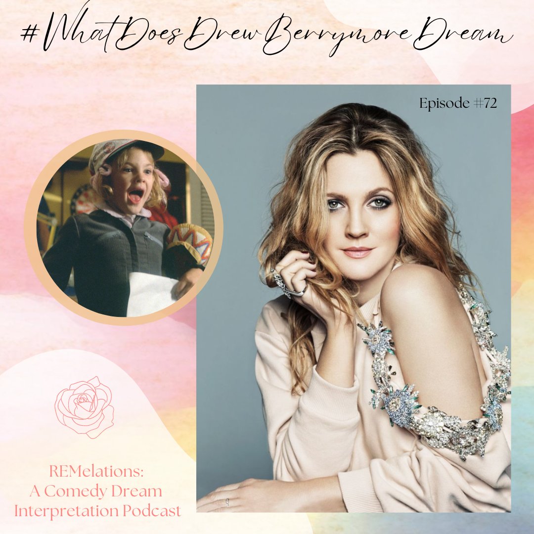 Episode 72 has us talking about Drew Berrymore and asking what does Drew Berrymore dream? #WhatDoesDrewBerrymoreDream @drewbarrymore
.
A fun fact about Drew Barrymore is that she once worked as a waitress at The Coffee Bean &amp; Tea Leaf, a popular coffee chain in Los Angeles. She d