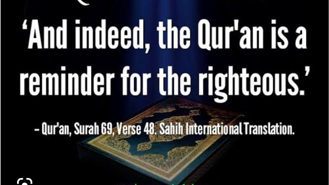 PSorhay27471's tweet photo. ๐ฏ๐
#IKHLAS&IHSAN
#IHSAN&IKHLAS
#GREEN_DOTS
#GREEN_HALAL
" And indeed the Qur'an is a Reminder for the Righteous."
QUR'ANUL KAREEM
-Surah 69 : Verse 48 https://t.co/lizRUiQUHc