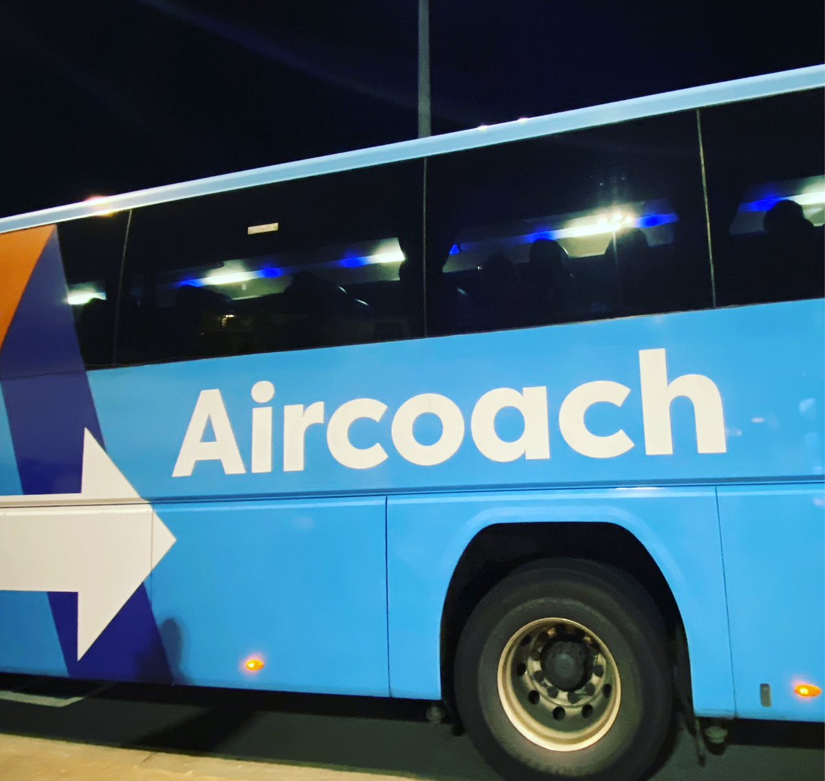 Last leg of the 24-hour journey from Riverside, CA to Belfast is the Aircoach bus. So close!