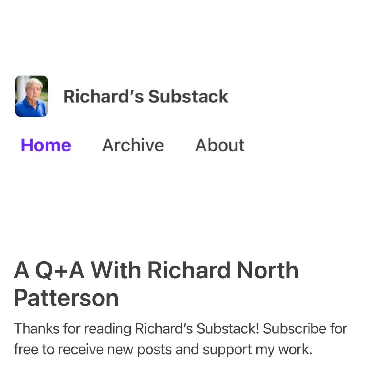 RicPatterson's tweet photo. For the next seven weeks I will be posting two installments a week, of my new novel, Trial, leading up to its publication on June 13.  I will be sharing these chapters on @substack and invite you to subscribe at this link: https://t.co/Ni5AgYPGfs #trial https://t.co/eLtgOLZsJH