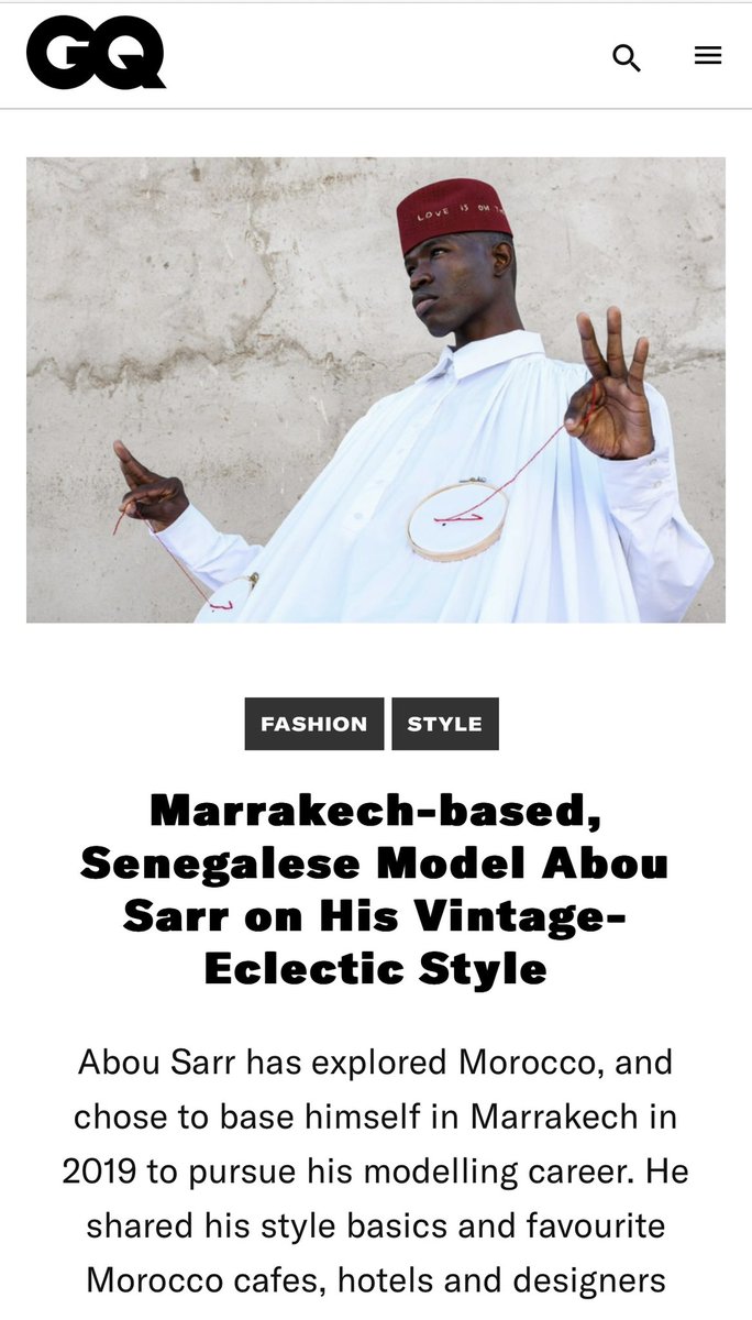 abousarrmodel's tweet photo. Senegalese Model for @GQMiddleEast 🇸🇳🇸🇳🇸🇳🇸🇳🇸🇳🇸🇳 https://t.co/q7q0ElpUIP