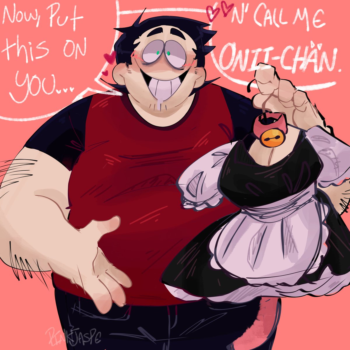 Pinku_N0_Alien's tweet photo. Otaku 🤨🫵

(The thing you can see behind the dress is his arm, not fake boobs)

#BobVelsebFanart #bobvelseb #spookymonth #spookymonthfanart https://t.co/uN4ucETxUu