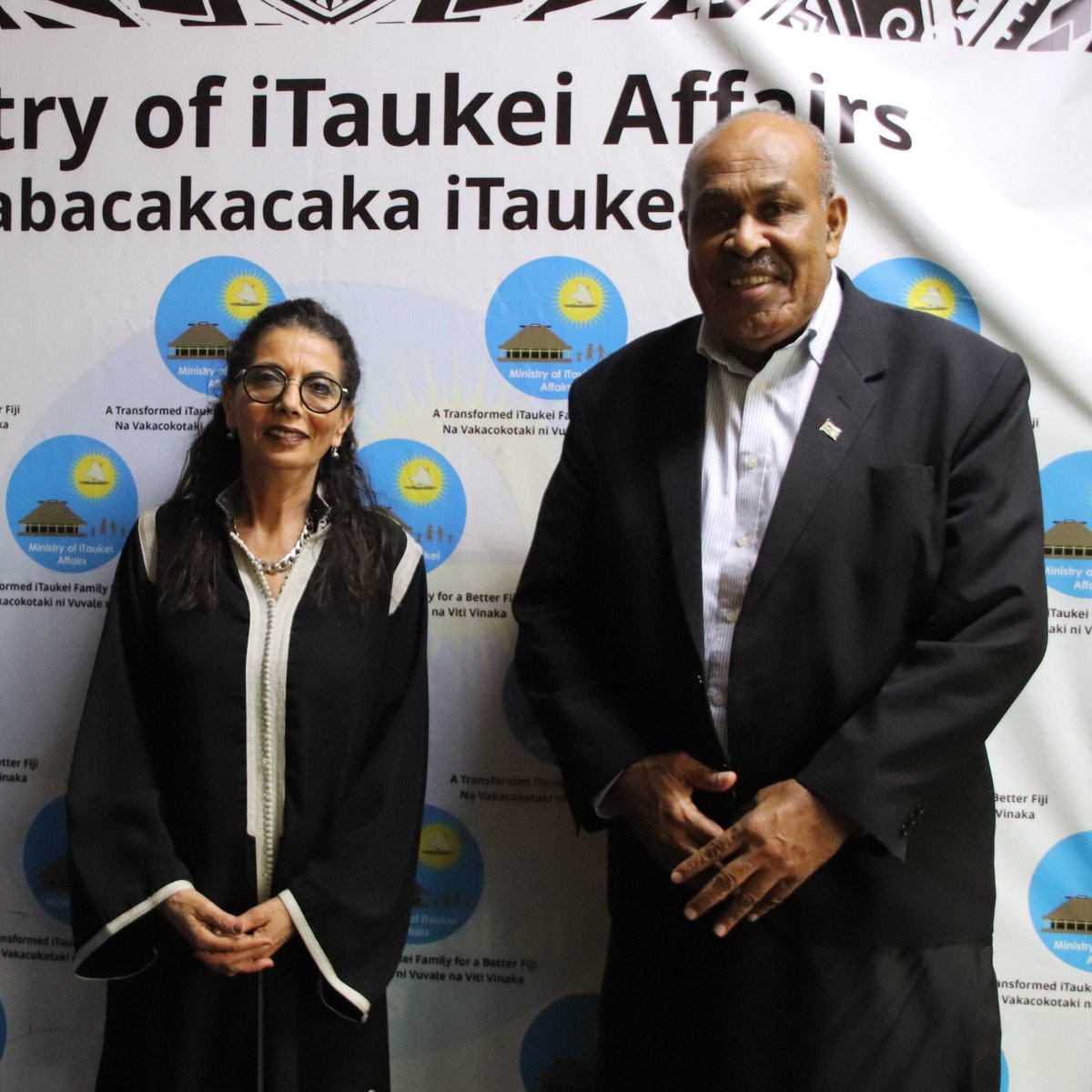 UNinFiji's tweet photo. The Min of @itaukei_affairs is key to help create #SafeCommunities. We will support your work as you cont to ⬆️ awareness &amp; promote positive social norms, #GenderEquality &amp; prevent #ViolenceAgainstChildren. Great talks w/@IfereimiVasu &amp; @UN_EndViolence Dr Najat M'jid yesterday 🫱🏾‍🫲🏽 https://t.co/wcALIj5enf