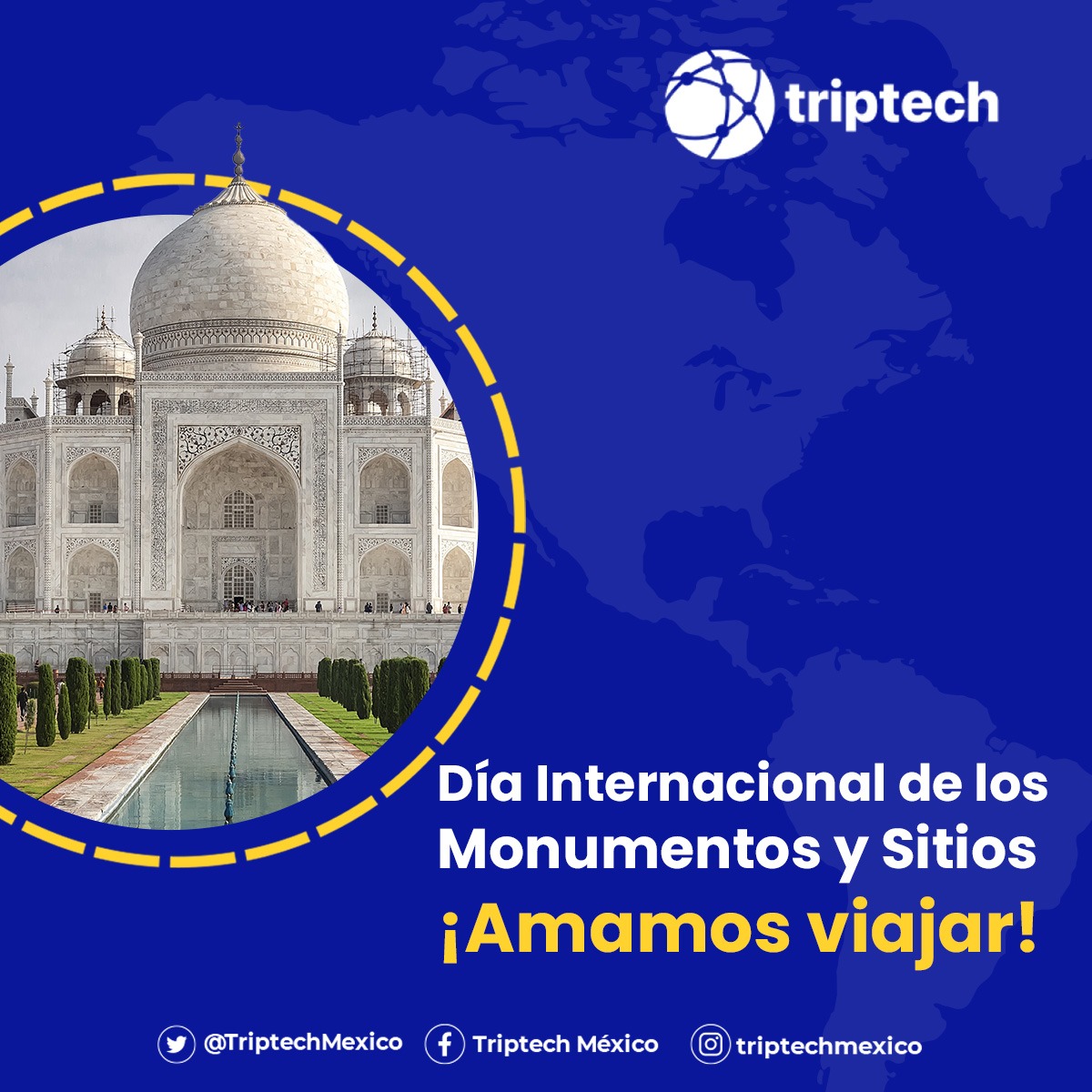 TriptechMexico's tweet photo. ¡Epa, amantes de los viajes!✈️🏄🏽🏖️

¿A qué monumentos vas a llevar a tus próximos clientes? 🤭#TripTech https://t.co/4DlNEi3I4l