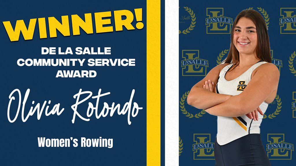 GoExplorers's tweet photo. This student-athlete raisied funds for the B+ Foundation and serves on the Explorathon E-Board.
Olivia Rotondo of @LaSalleRowing is your winner of the De La Salle Community Service Award!
#GoExplorers🔭 | #EXPYS https://t.co/9JZd71EqdF