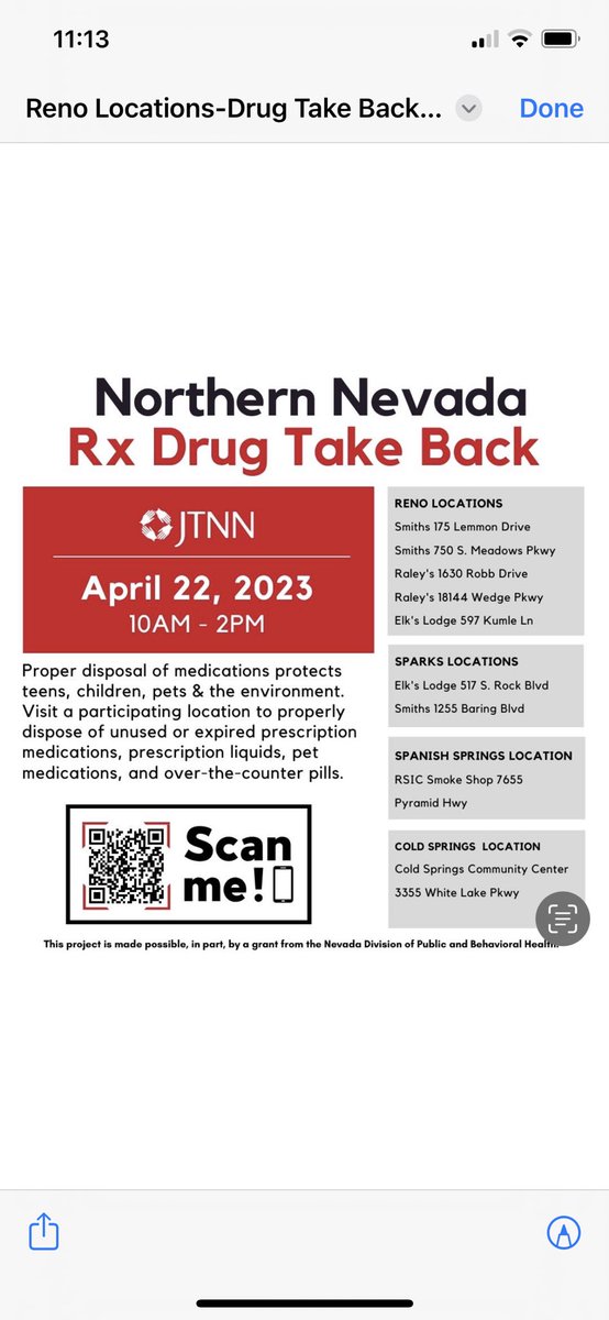DEALASVEGAS's tweet photo. Spring🌷🧹cleaning? Do you have unused, unwanted prescription medications &amp; don’t know what to do with them? 

Bring them to us👋on Sat. April 22nd from 10am-2pm for the free, anonymous #DEA #TakeBackDay event. 

Find a drop off site near you. CLICK➡️https://t.co/0z0fpka0Tg https://t.co/1BMNIzvNKa