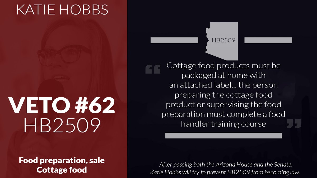 We all knew it was coming

@KatieHobbs just vetoed #HB2509. Despite being passed by a Bipartisan Supermajority in both the #AZHouse and #AZSenate, Hobbs vetoed a Bill that would directly impact communities of color.

This is the most directionless + chaotic Governor in AZ history