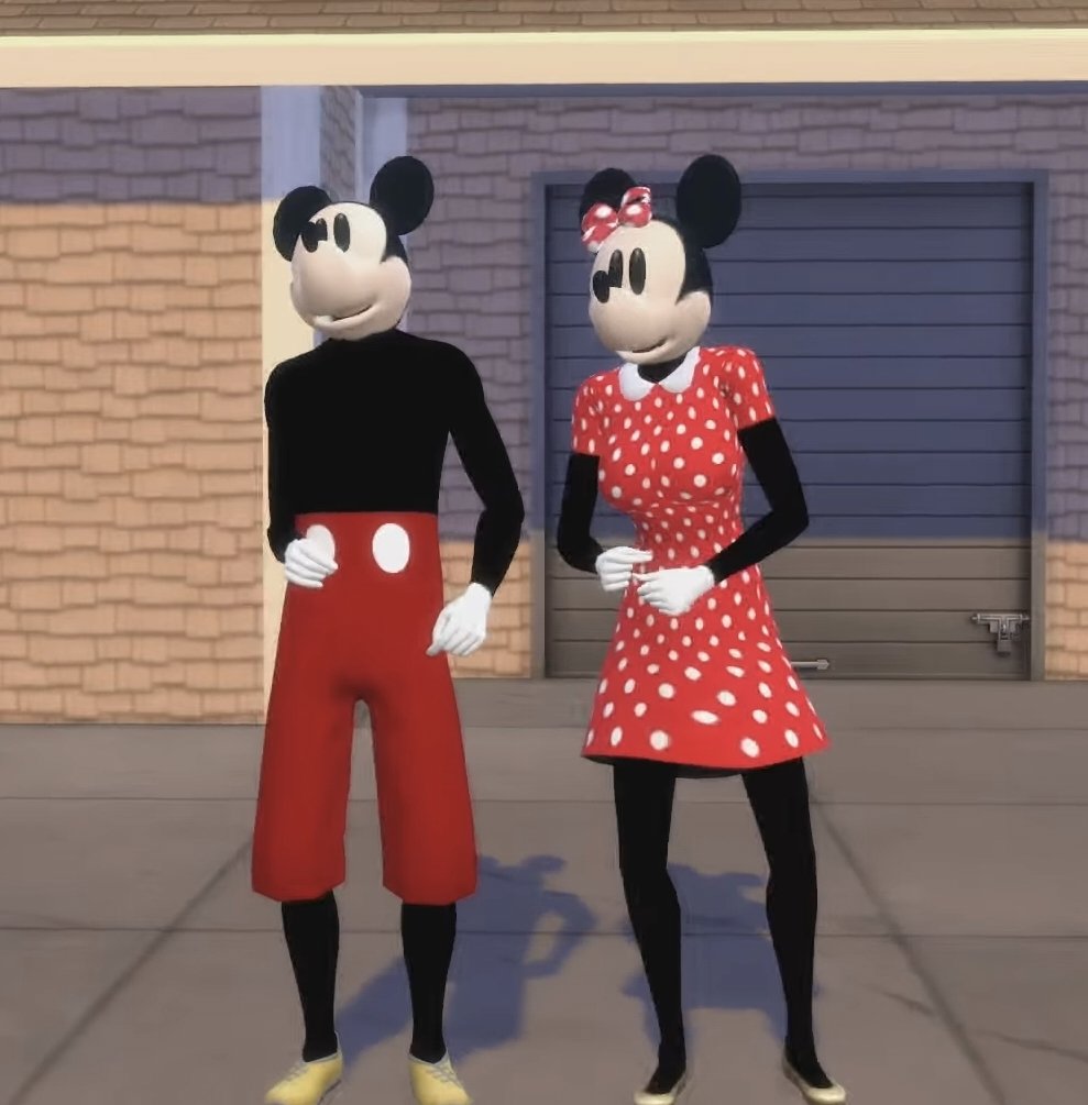 Creepy Mickey Mouse Costume