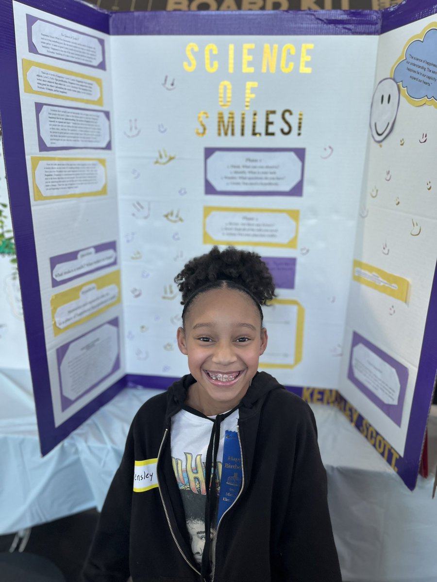 KICoachScott's tweet photo. My birthday girl, presented her project at the @SpringISD GT Expo tonight! She has made and continues to make me the proudest man in the world! Happy Birthday, Kensley ! #MyPrideAndJoy #ScienceOfSmiles ♥️ https://t.co/PYF4KHZA3H