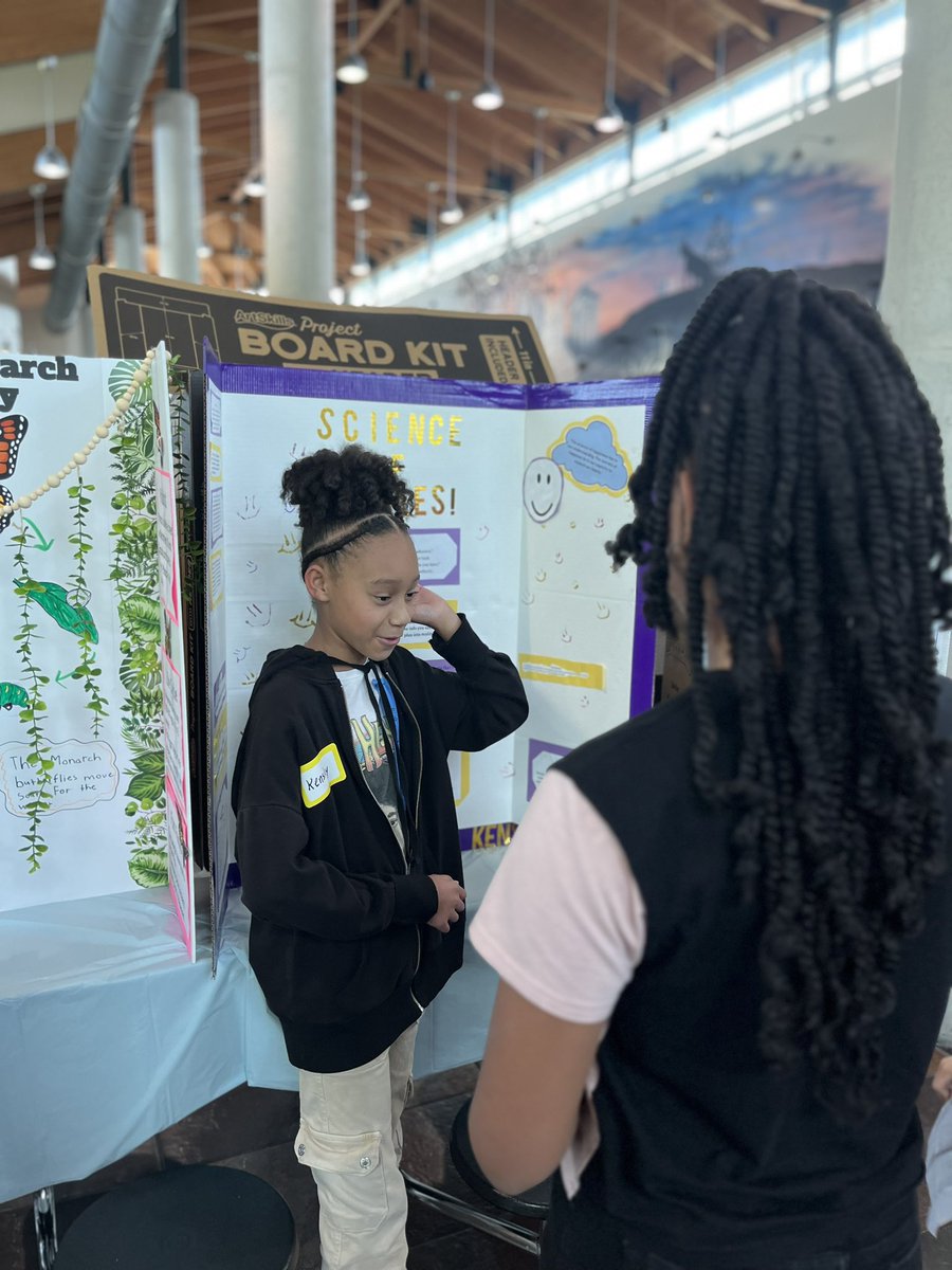 KICoachScott's tweet photo. My birthday girl, presented her project at the @SpringISD GT Expo tonight! She has made and continues to make me the proudest man in the world! Happy Birthday, Kensley ! #MyPrideAndJoy #ScienceOfSmiles ♥️ https://t.co/PYF4KHZA3H