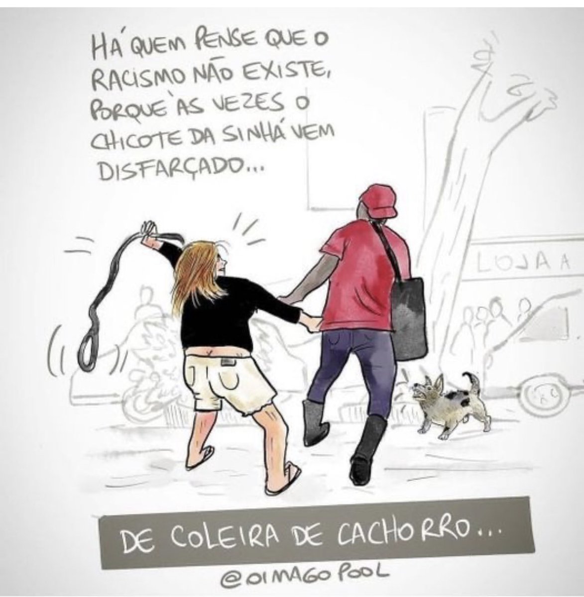 WFernandes2323's tweet photo. Quando o chicote do Racismo vem disfarçado👇 https://t.co/FYx3aya7vw