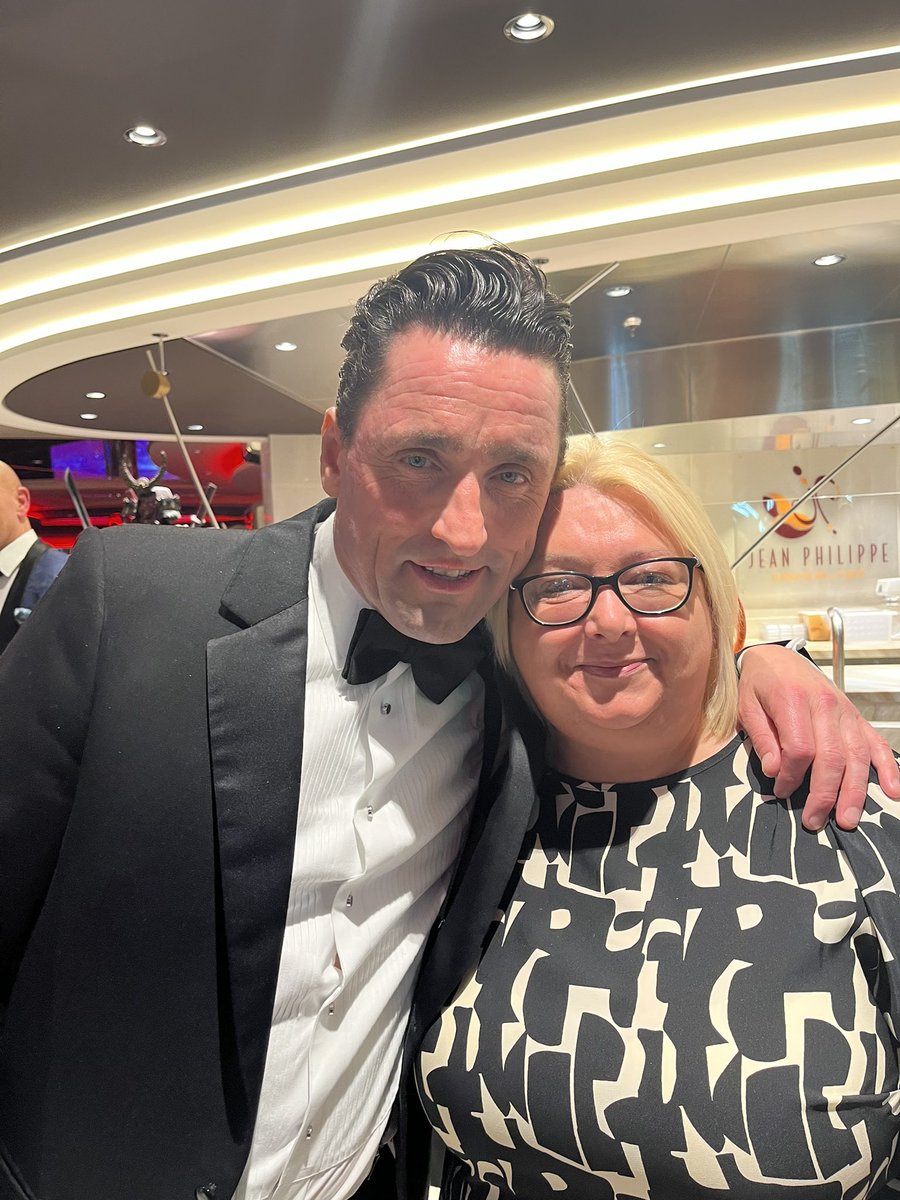 Helainemait's tweet photo. What a lovely couple Shirley Ballas and her lovely guy Danny. https://t.co/hti8qCnVIO