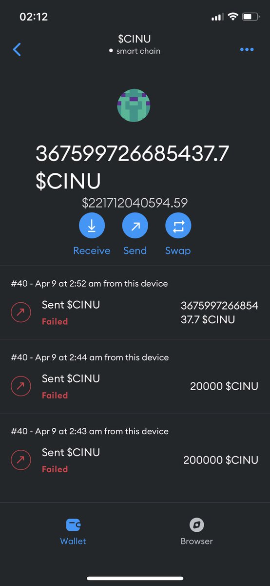 ninweyn7's tweet photo. @CheemsInu @BNBCHAIN @MetaMask @MetaMaskSupport #cryptocurrencies i can’t withdraw my money I can’t swape https://t.co/DLqq07p7Lj
